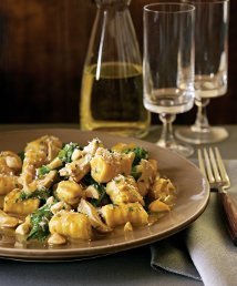 Picture for Toasted Almond Gnocchi with Braised Chicken Thighs and Rapini