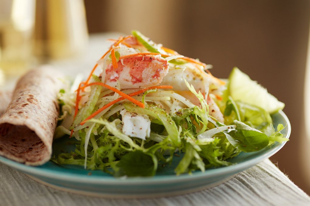 Ceviche-Style Sole & Snow Crab Salad