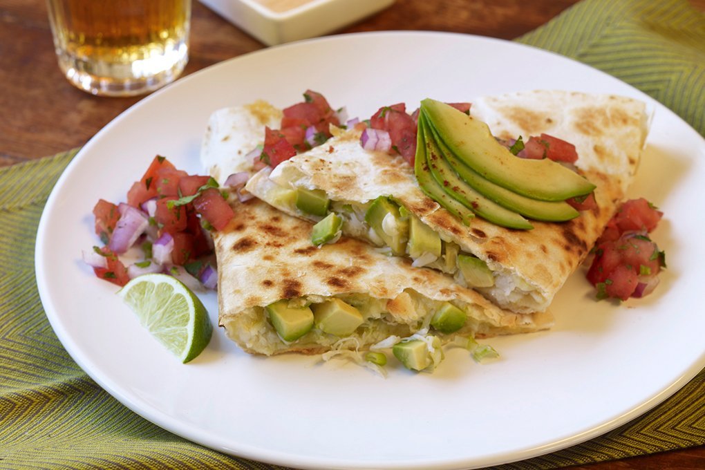 Crab and Avocado Quesadilla