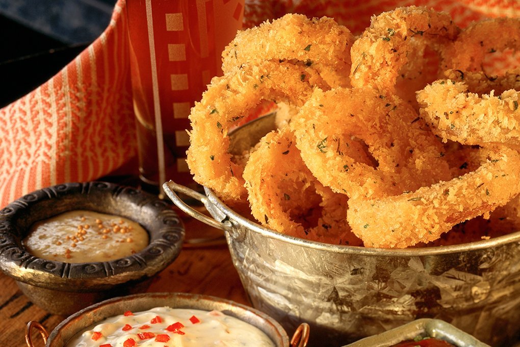 Crispy Microbrew Onion Rings