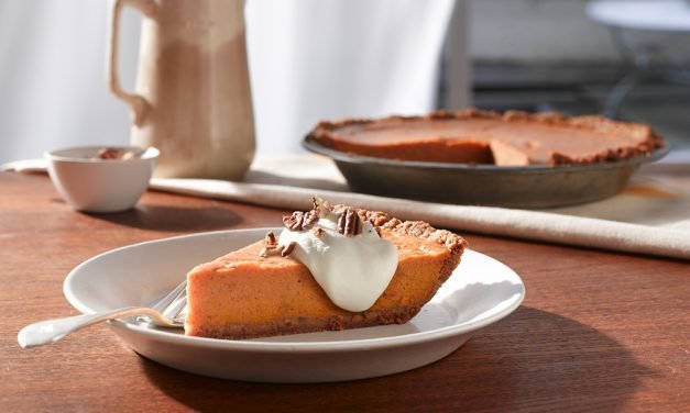 Fluffy Sweet Potato Bourbon Pie