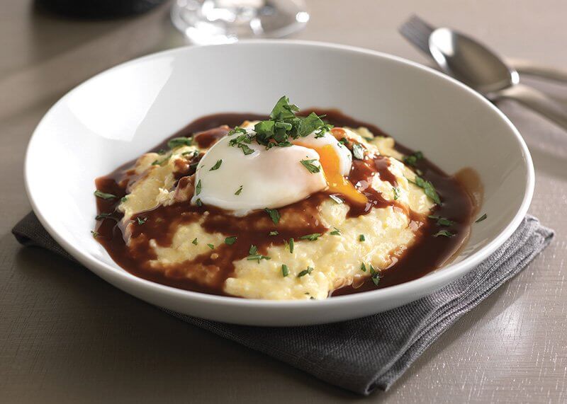 This Creamy Polenta with Poached Egg combines a comforting texture with a forward-thinking sophistication.