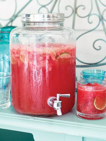 Aguas frescas offer an easy pathway to seasonality. Watermelon not only screams summer, but its sweetness cuts down on the need for added sugar.