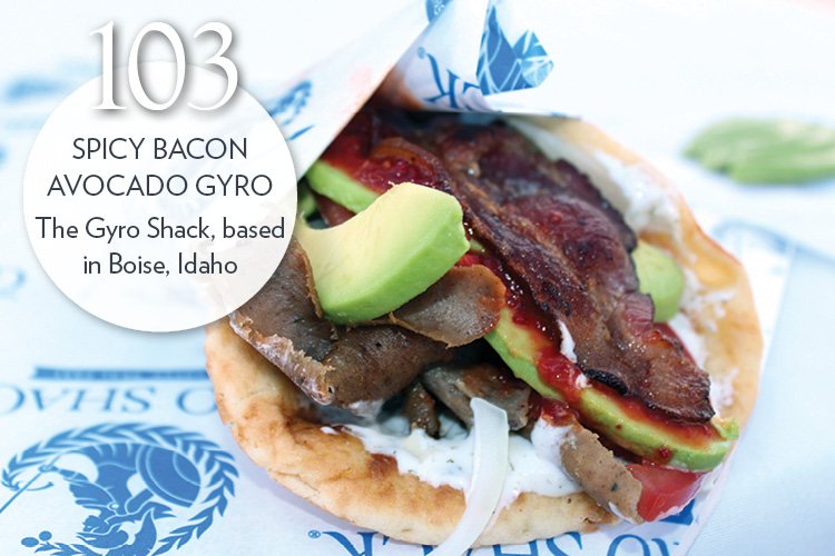 Spicy Bacon Avocado Gyro