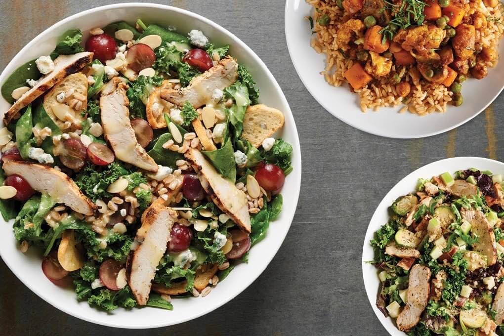 Variety and wellness are the focus in B&I menu development. Aramark delivers with dishes like Chicken & Grape Power Salad, Pumpkin Curry Vegetable Sauté and Harvest Kale Salad.