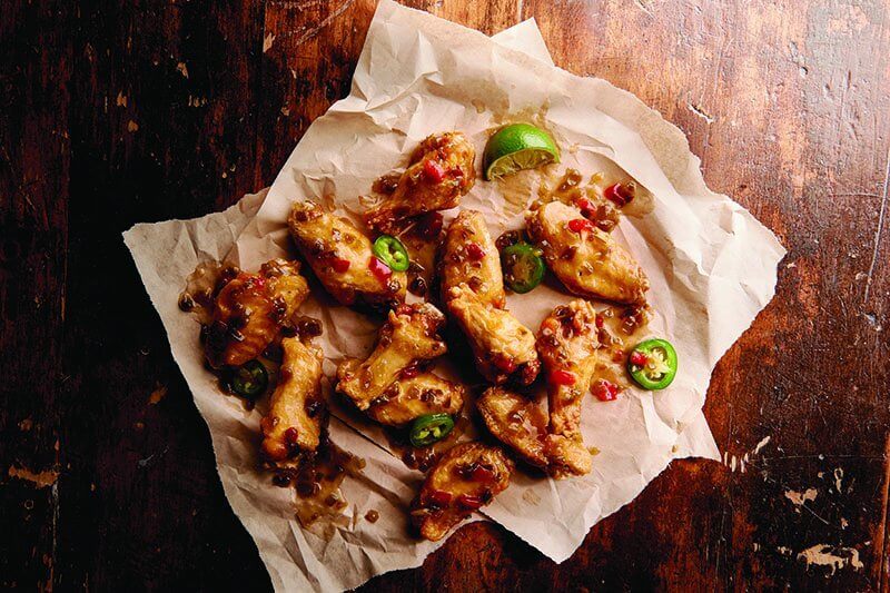 A unique jalapeño butter sauce helps make Twin Peaks’ wings a top seller. Jalapeño marmalade, used elsewhere on the menu, is the hero in this sauce.