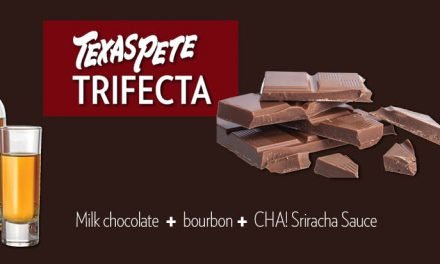 <span class="entry-title-primary">Texas Pete Trifecta – Milk Chocolate + Bourbon + CHA! by Texas Pete® Sriracha Sauce</span> <span class="entry-subtitle">Stephanie Tyson's trifecta is unexpected, but certainly inviting</span>