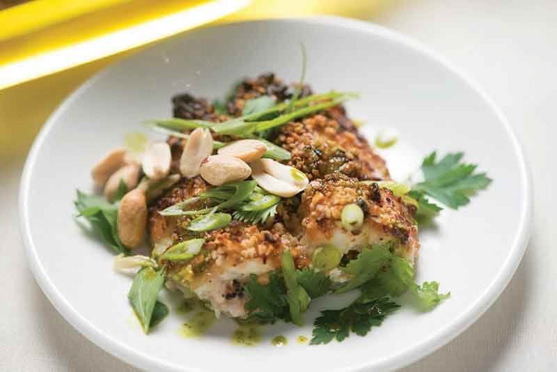 One form of craving includes the need to feel good about your food. High-flavor, low-guilt foods have added appeal, like this Cedar Plank Roasted Miso Peanut Butter Fish.