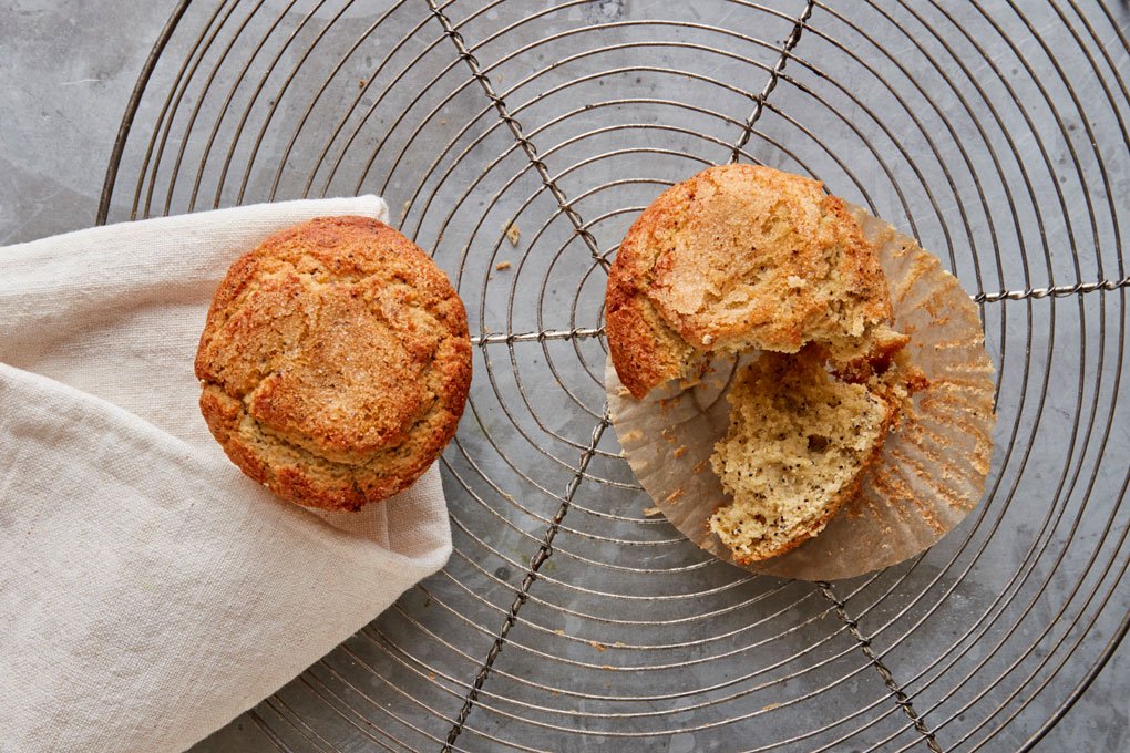 Le Pain Quotidien’s popular gluten-free lemon poppyseed muffin stars sorghum flour.