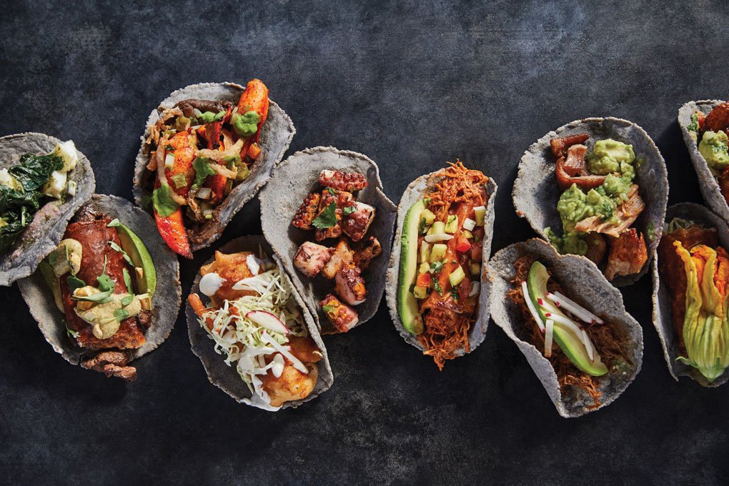 The taco options at Puesto in California range from the more traditional carnitas or octopus to unexpected stars, like Maine lobster. Authentic Mexican technique, using a plancha, boosts the flavor and texture.