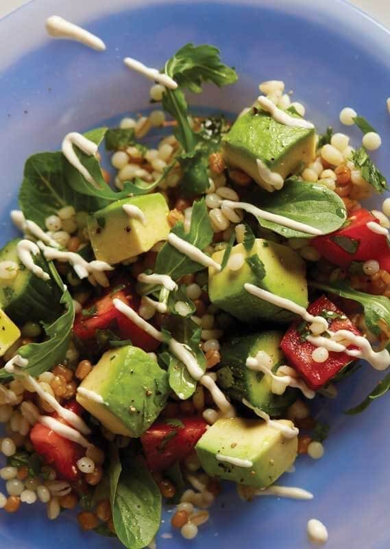 Wheat berries, pearl barley and couscous add heft