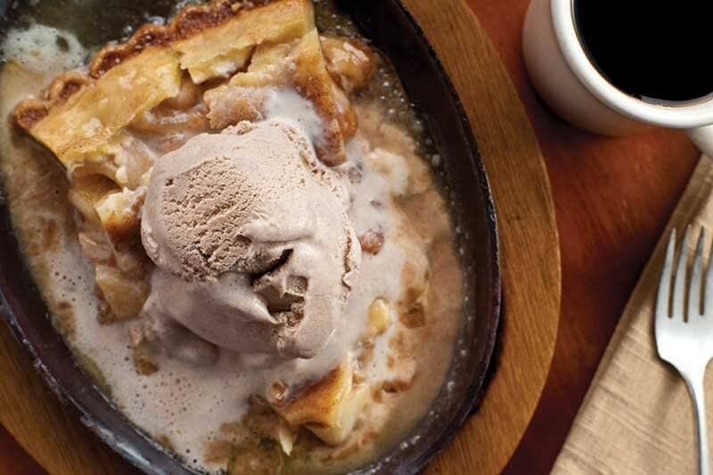 The Mexican Apple Pie at Cantina Laredo expresses the brand’s personality while delivering a modern, memorable dessert experience.