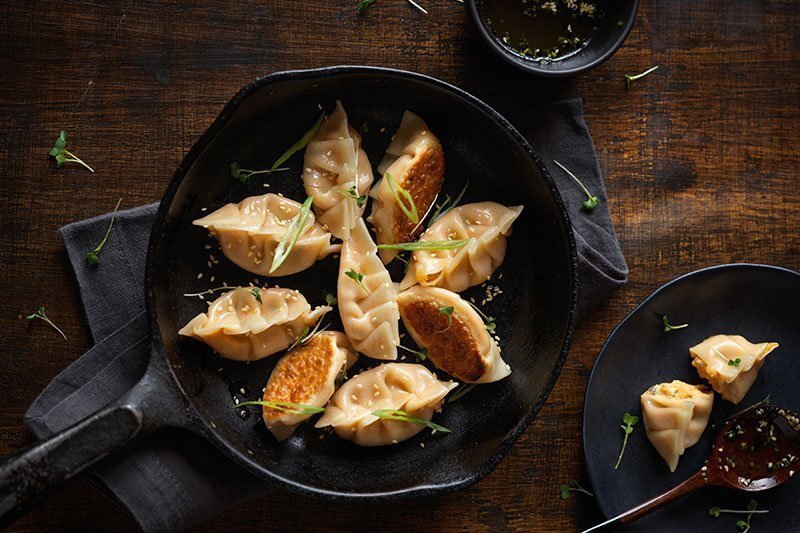 Miso Potato Potstickers