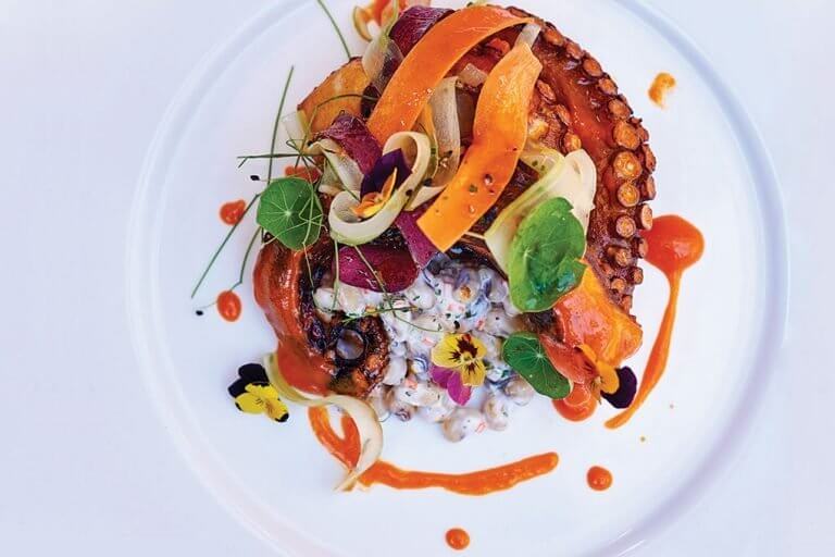 Buffalo Ranch Octopus from Herringbone Waikiki Flavor & The Menu