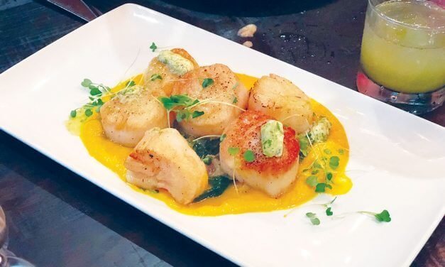 <span class="entry-title-primary">Seafood Best Sellers: Halibut and Scallops</span> <span class="entry-subtitle">Bryant Wigger, Executive Chef | Tavernonna, Kansas City, Mo.</span>