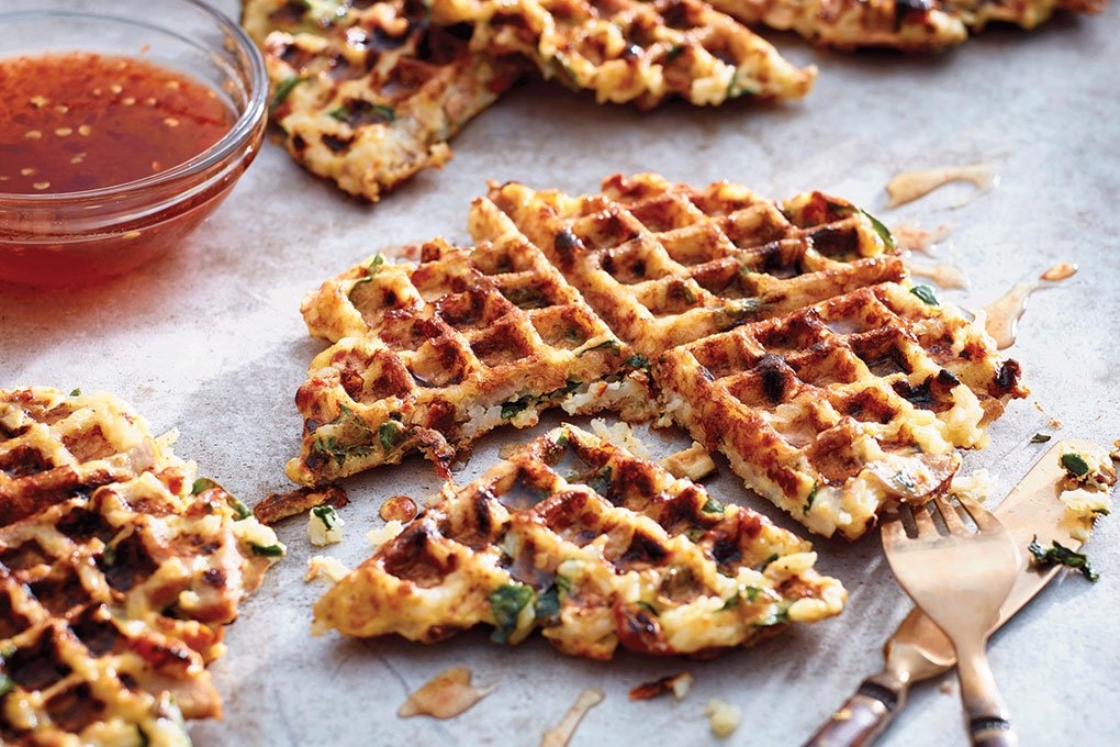 Savory Rice Waffles