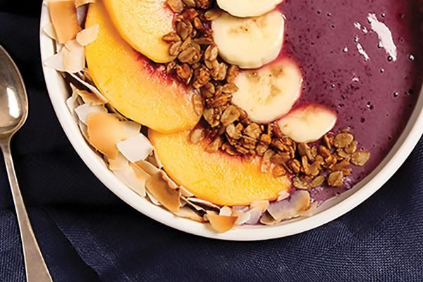6 Blueberry Smoothie Breakfast Bowl