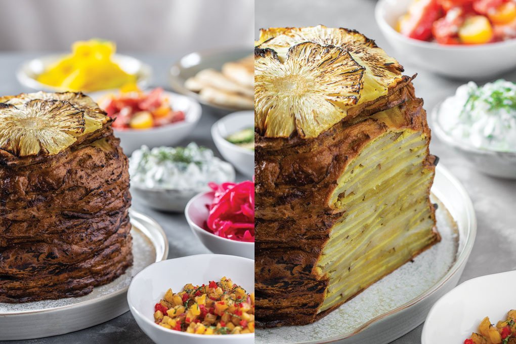 Roasted Lebanese Potato Shawarma