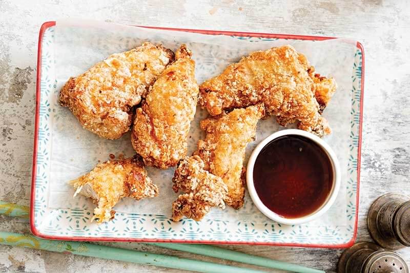 Fried chicken tenders boast that magic melding of craveability and nostalgia —a winning combination just begging for signature touches. 