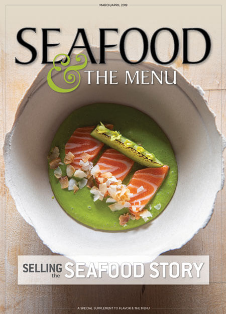 Seafood & the Menu cover Mar-Apr 2019