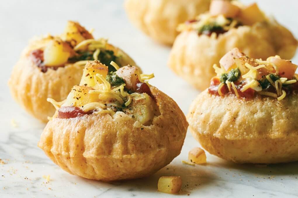 Idaho® Potato Dahi Puri