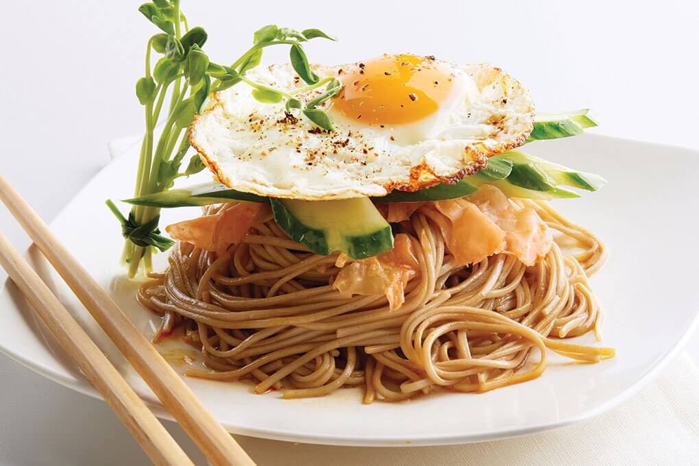 Spicy Cold Kimchi Noodles Spicy Cold Kimchi Noodles