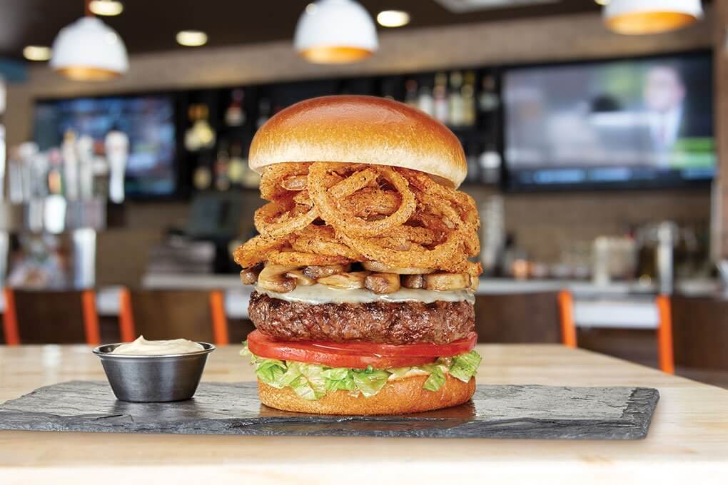 The on sale counter burgers