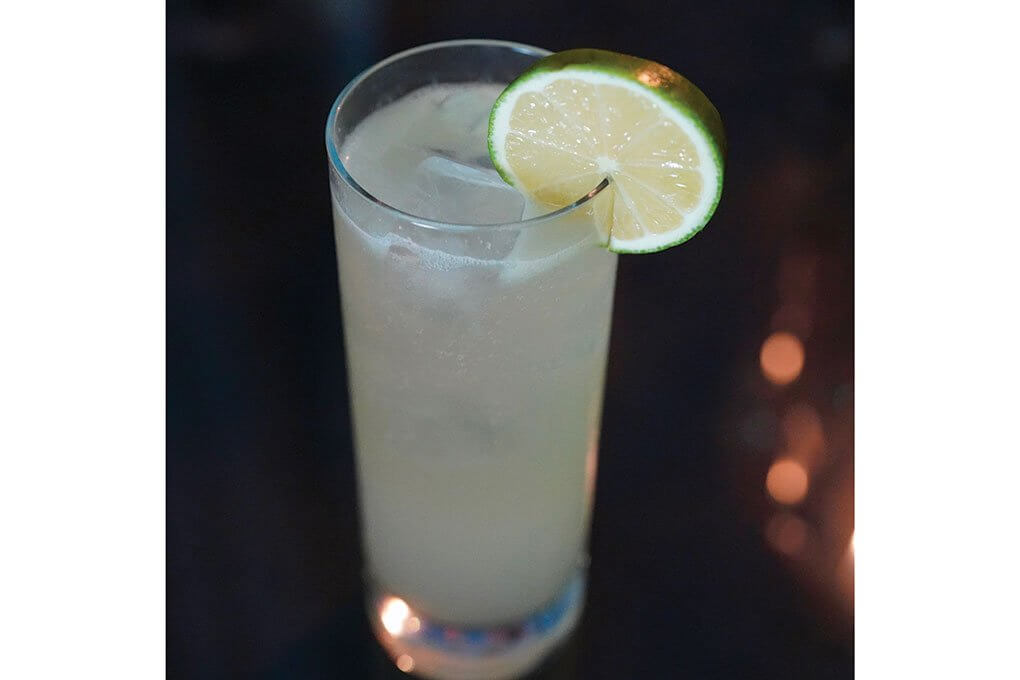 Vodka, lime juice, simple syurp, Portell Cava, Italicus Rosolio di Bergamotto