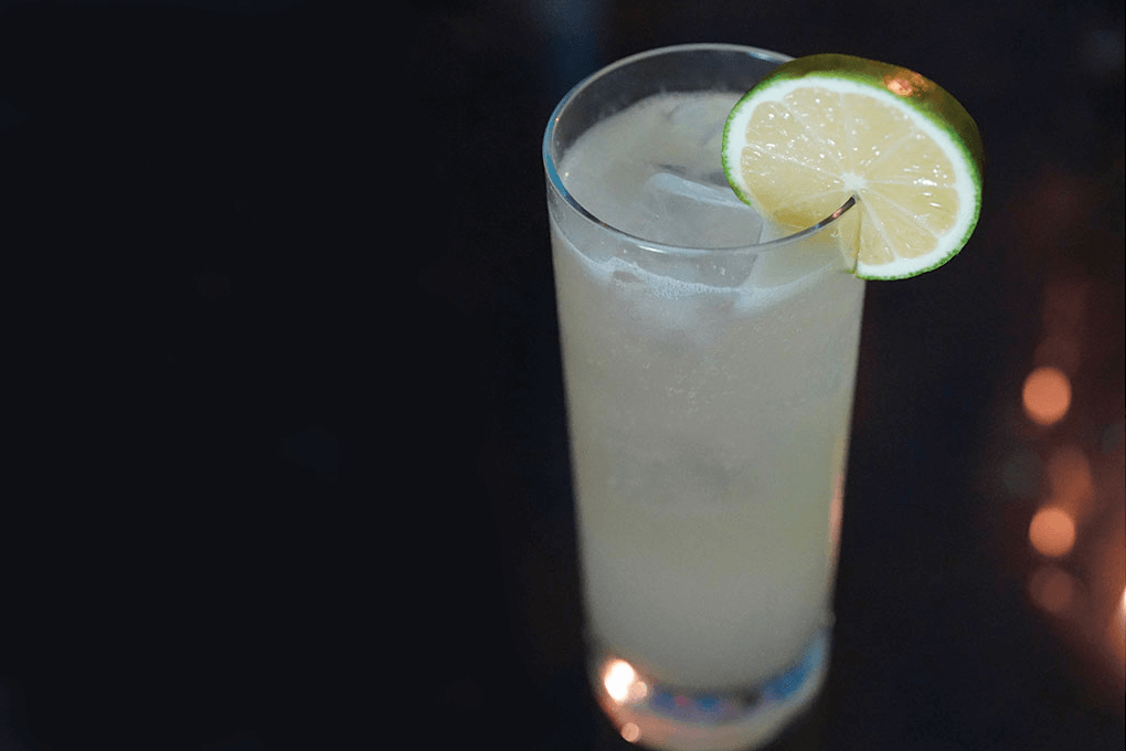 Vodka, lime juice, simple syurp, Portell Cava, Italicus Rosolio di Bergamotto