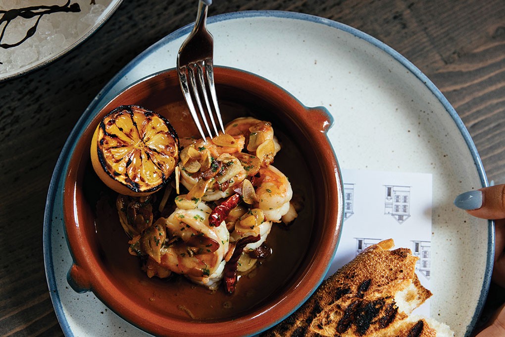 Spicy White Shrimp Ajillo photo