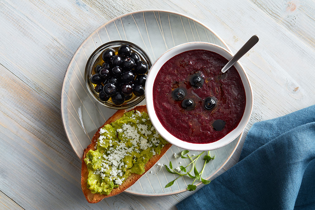 Blueberry and Cucumber Gazpacho photo