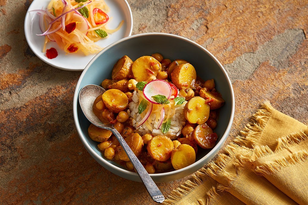 Picture for Caribbean-Style Potato-Coconut Curry