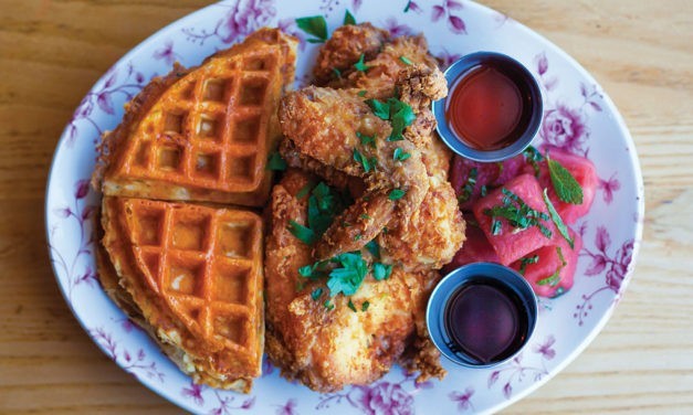 <span class="entry-title-primary">Chicken ‘N’ Watermelon ‘N’ Waffles</span> <span class="entry-subtitle">Yardbird Southern Table & Bar | Based in Miami</span>