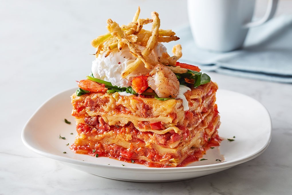 Creole Crawfish Lasagna Benedict photo