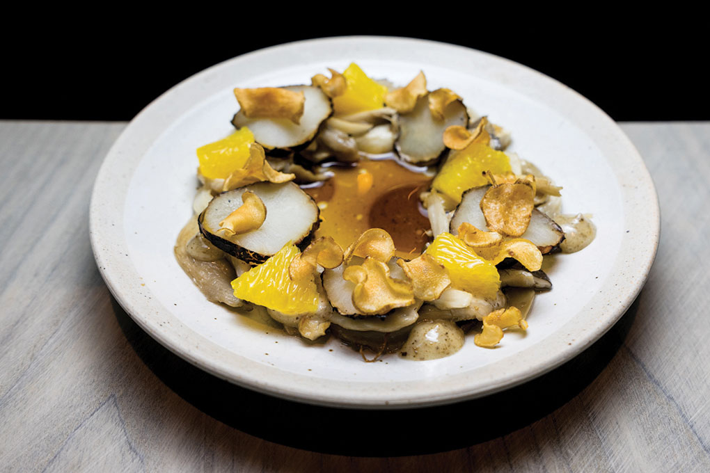 Sunchoke With Oyster Mushrooms photo