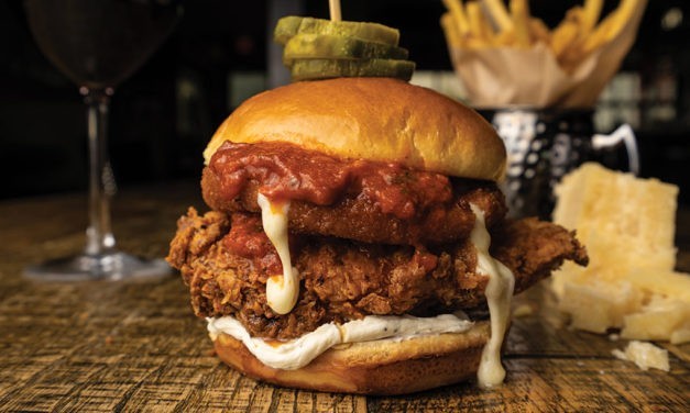 <span class="entry-title-primary">The Chicken Parm Provolone Sandwich</span> <span class="entry-subtitle">Bar Louie | based in Addison, Texas</span>