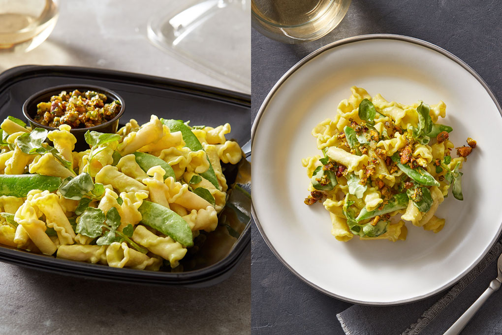 Picture for Barilla Spring Campanelle with Greens and Pistachio Gremolata