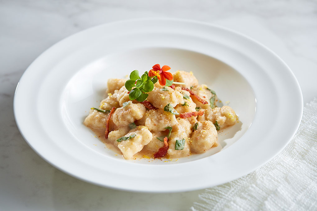 For his gnocchi recipe, Chef Joe Natoli prefers the starchy Idaho® russet for a lighter, fluffier texture.