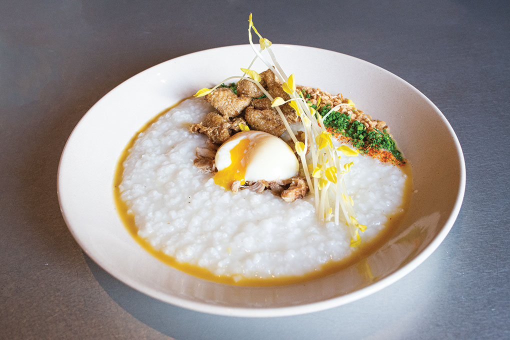 Spoon and Pork umami-rich porridge