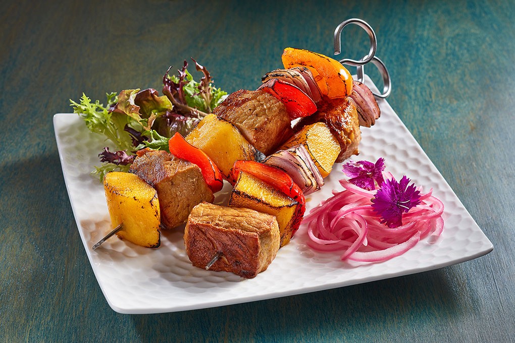 Indonesian Spicy Mango Pork Skewers photo