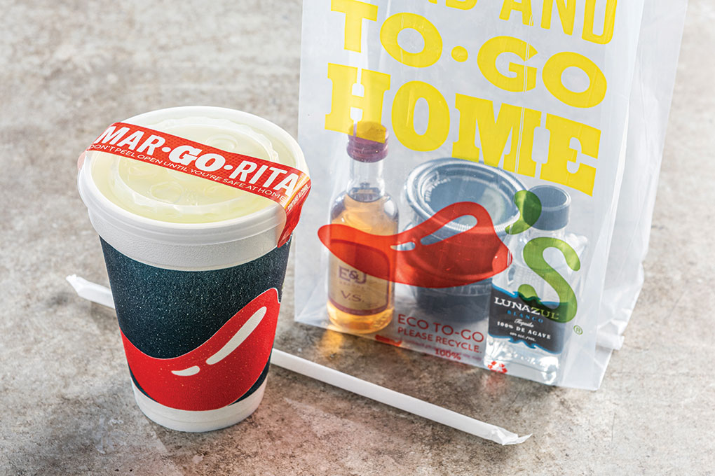 The beverage kit in Chili’s clever Mar-GO-Rita takeout program plays off of its core strengths by moving a signature drink into a fun takeout experience.