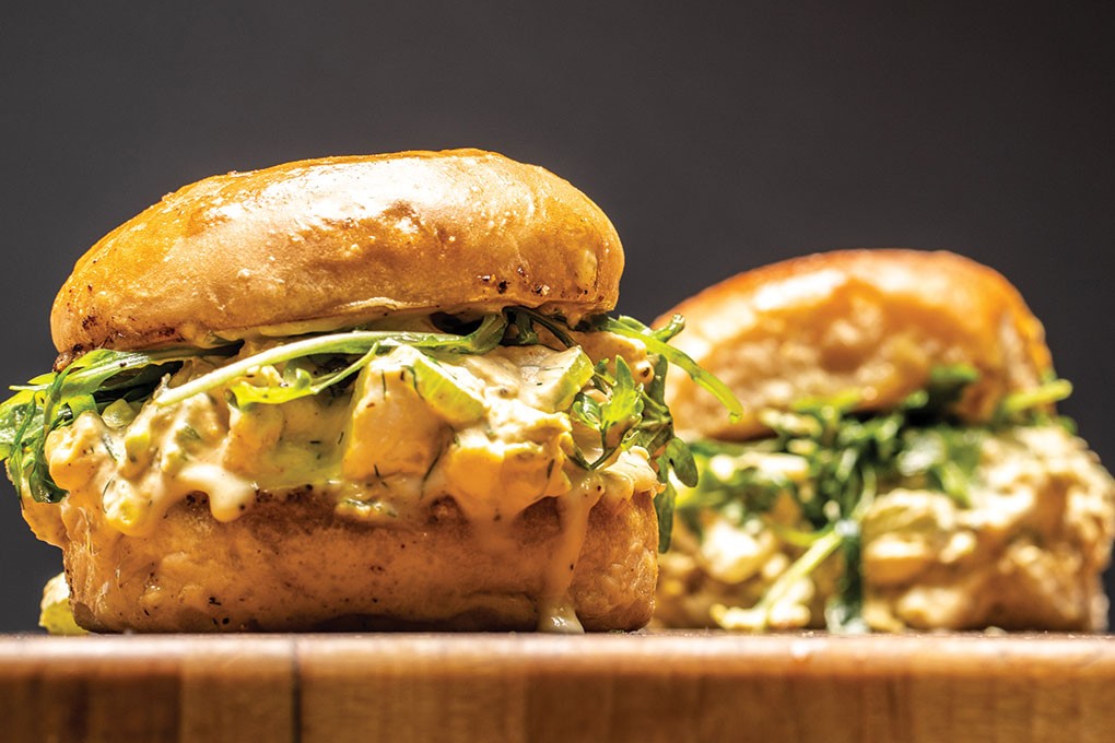 Butter Me Up in Washington, D.C., combines comfort with modern flavor touches in its craveable breakfast sandwiches. The Cuz It’s Still a Salad Sandwich features housemade organic egg salad, soft-scrambled egg, dressed arugula and honey mustard aïoli, served on toasted brioche.