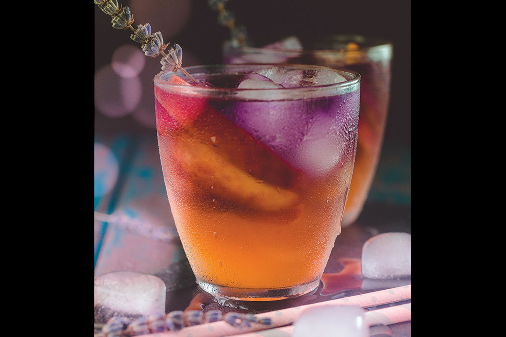 Lavender & Peach Spritz