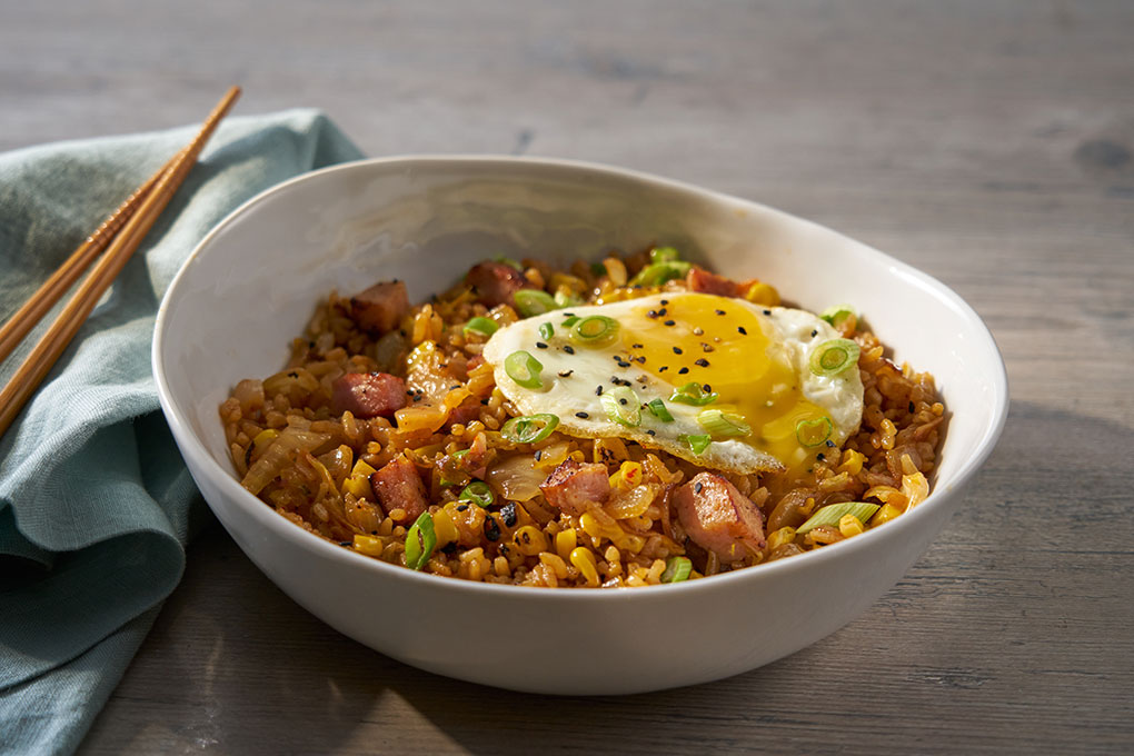 Korean Spam Fried Rice 