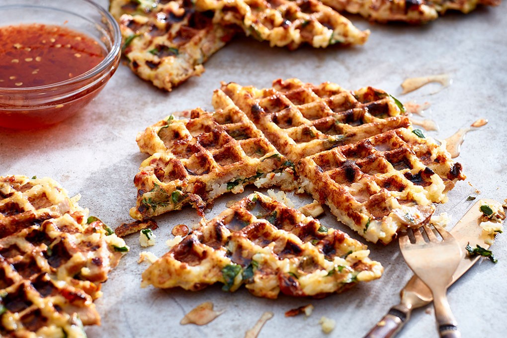 Savoury Rice Waffles 