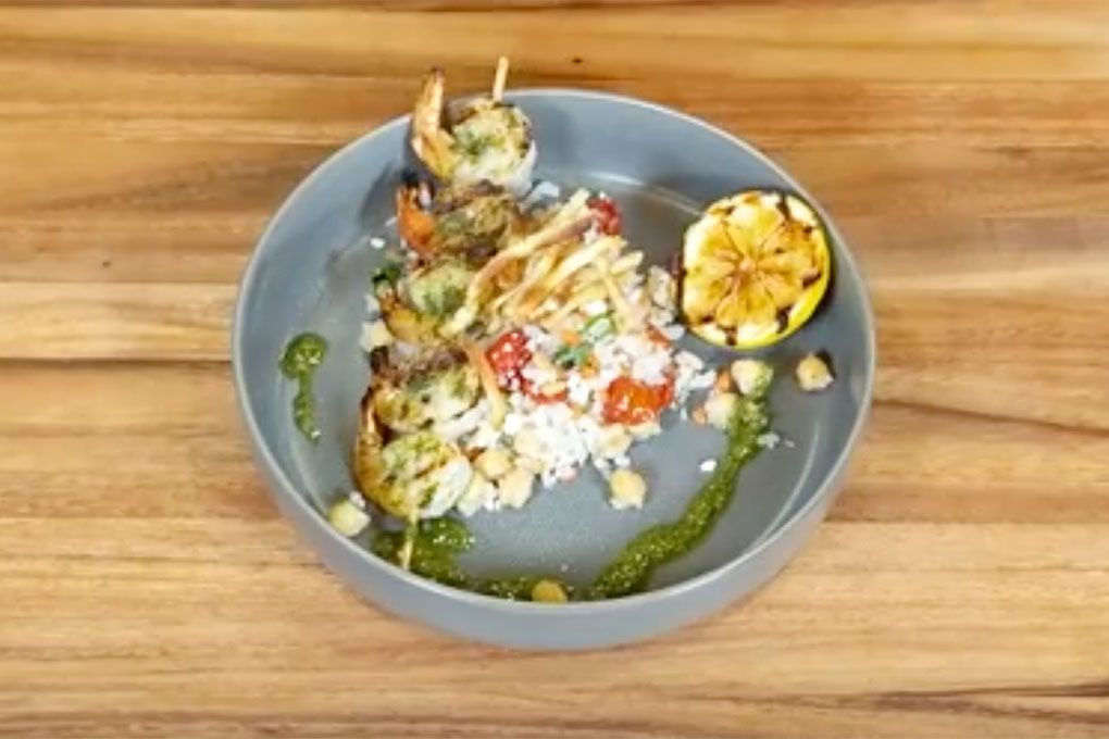 Picture for On-trend Bowl Build: Pesto Shrimp & Mediterranean Cauliflower Rice