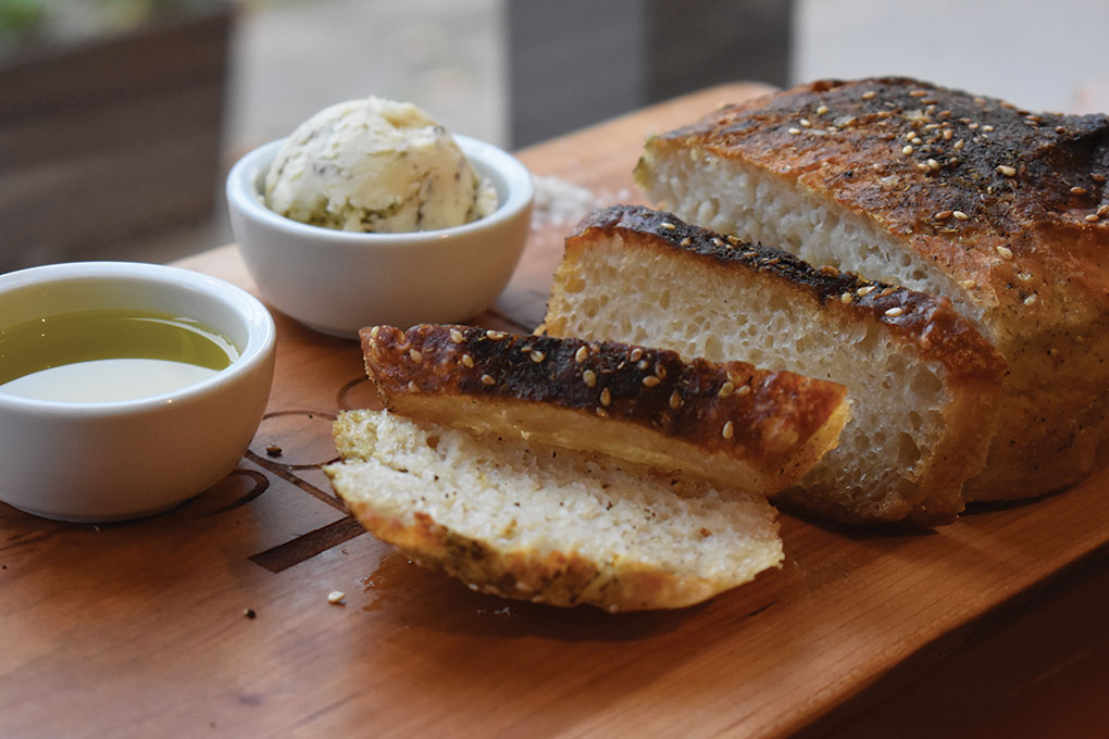 Highlighting the opportunities for creative accompaniments, Spork restaurant in Pittsburgh serves its Sourdough Focaccia with a housemade seaweed butter.