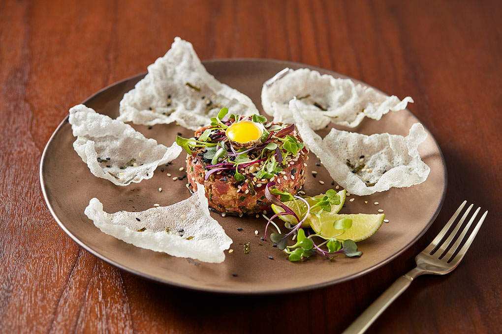 Fermented ingredients enhance grassfed beef’s nutrient-rich properties, coming together in a boldly flavored tartare with immunity-boosting benefits.