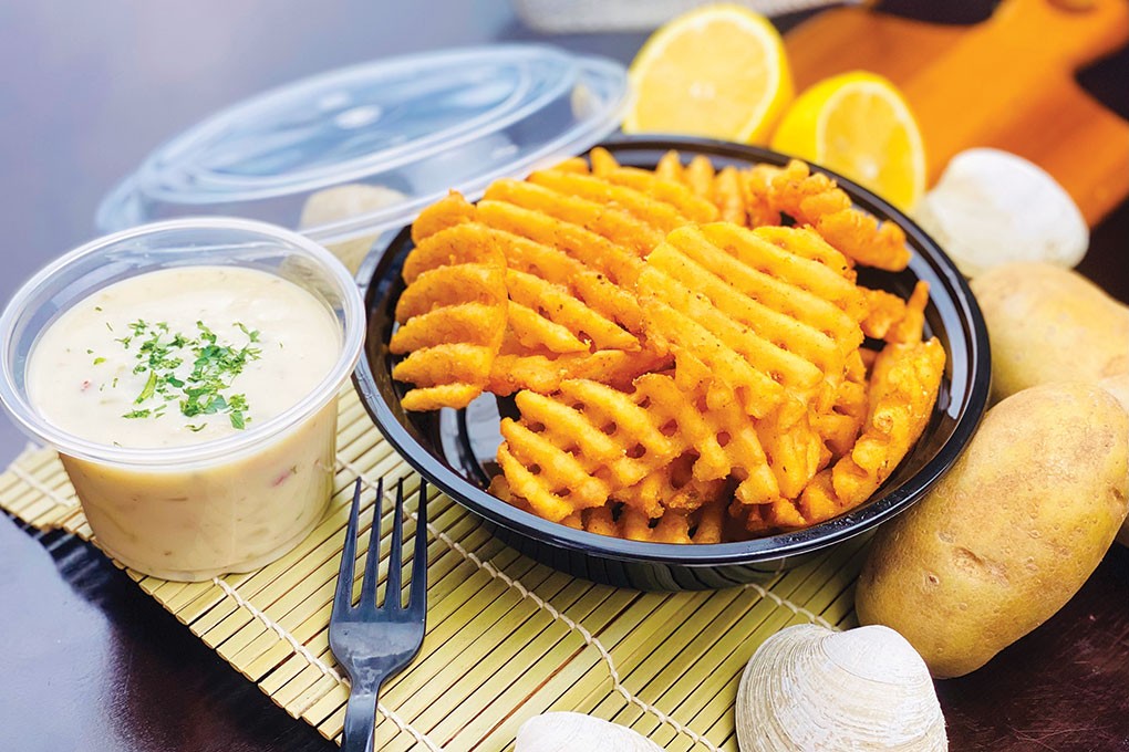 DIY treatment makes loaded fries a takeout success.