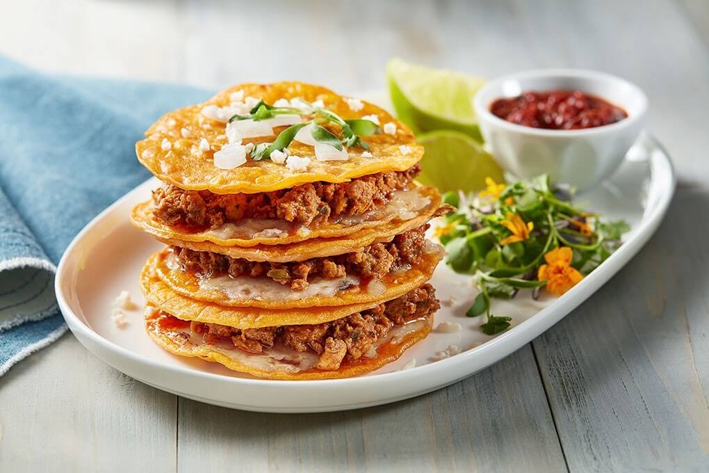 Picture for Tyson Foodservice: Chorizo Birria Stacked Tacos